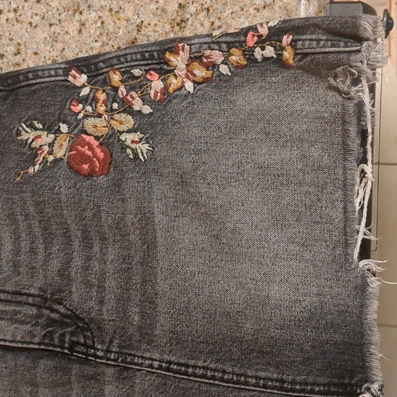 Vintage A&F Denim Mini Skirt - Picture 3 of 6